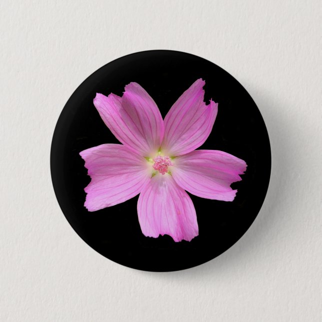 Bóton Redondo 5.08cm Crachá Musk-Mallow (Frente)