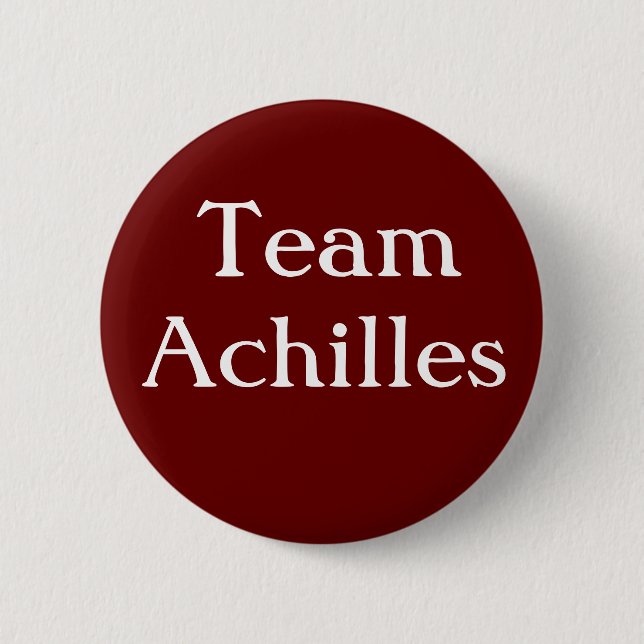 Bóton Redondo 5.08cm Crachá Team Achilles (Frente)