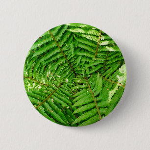 Bóton Redondo 5.08cm Crachá Woodland Ferns