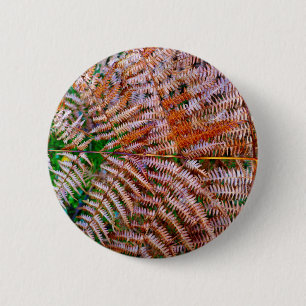 Bóton Redondo 5.08cm Crachá Woodland Ferns