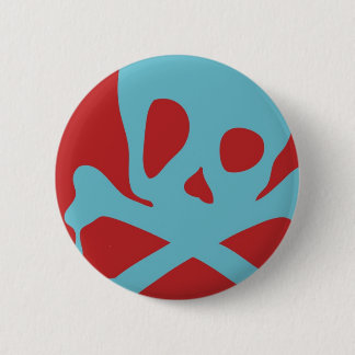 Bóton Redondo 5.08cm Crânio Drippy