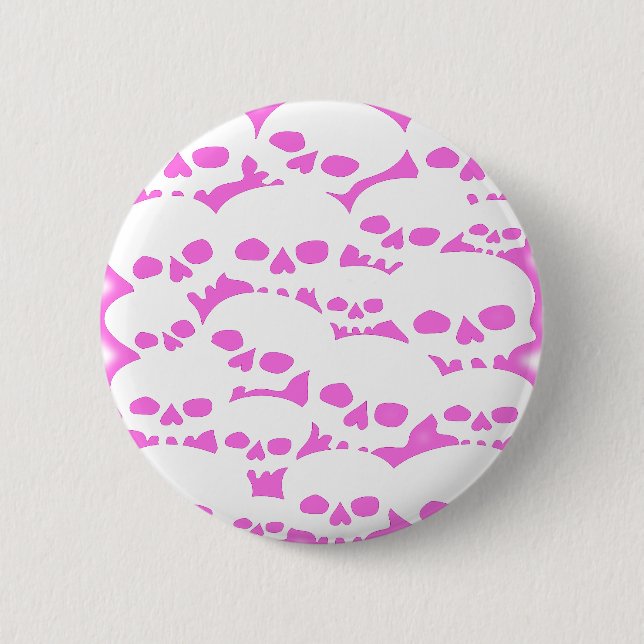Bóton Redondo 5.08cm Crânios do miúdo da cena (Frente)