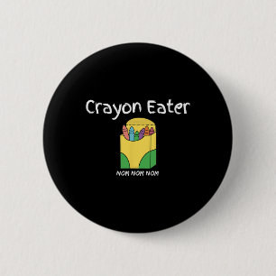 Bóton Redondo 5.08cm Crayon Coma Engraçado Jogo De Jogador De Vídeo Fps