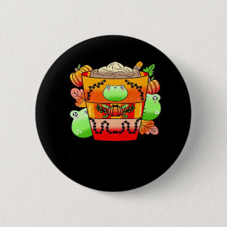 Bóton Redondo 5.08cm Creamy Pumpkin Spice Latte Season