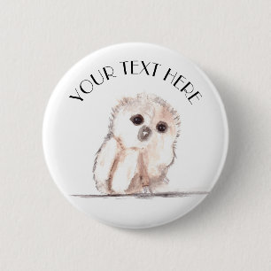 Bóton Redondo 5.08cm Crianças Cuecas De Pássaros