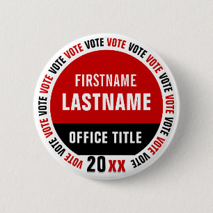 Bóton Redondo 5.08cm Criar um botão de campanha personalizado