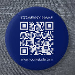 Bóton Redondo 5.08cm Criar um código QR instantaneamente design simples<br><div class="desc">Basta inserir o endereço do site para gerar um código QR instantaneamente.</div>