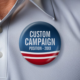 Bóton Redondo 5.08cm Crie seu próprio Design de eleições - Design moder