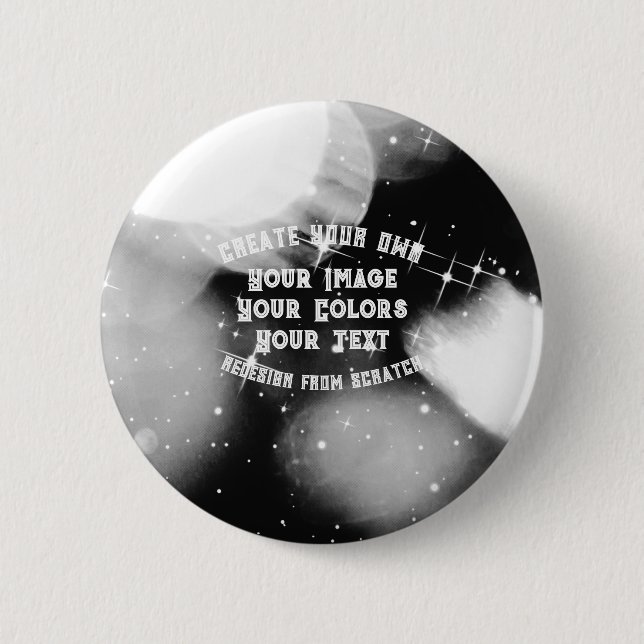 Bóton Redondo 5.08cm Crie seu próprio personalizado (Frente)