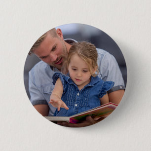 Bóton Redondo 5.08cm Crie Seu Próprio Quadro Personalizado de Foto DIY