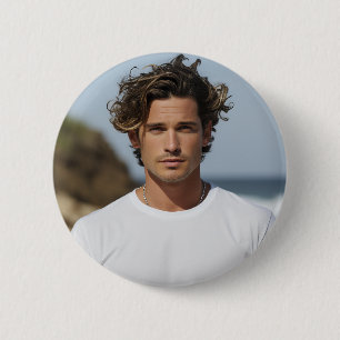 Bóton Redondo 5.08cm Crie sua própria foto personalizada
