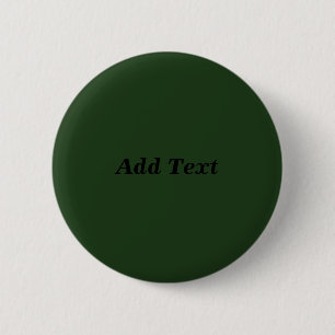Bóton Redondo 5.08cm Crie Verde Seu Próprio Texto Adicionar
