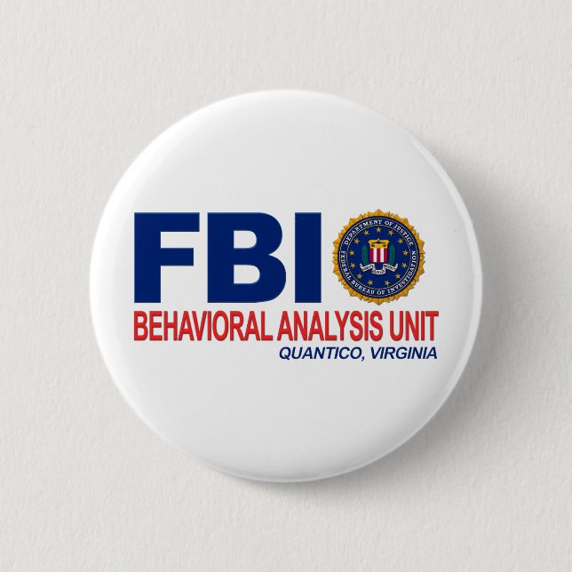 Bóton Redondo 5.08cm Criminoso do FBI BAU (Frente)