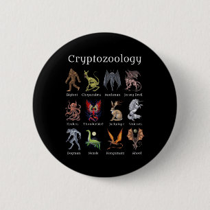 Bóton Redondo 5.08cm Criptozoologia Criptide Criptozoologia