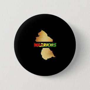 Bóton Redondo 5.08cm Críquete Caribenho Guyana Warriors Críquete Guiane