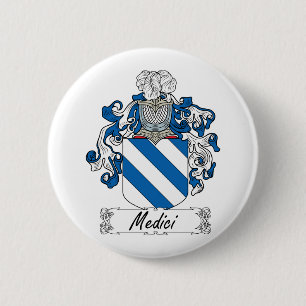 Bóton Redondo 5.08cm Crista da família de Medici