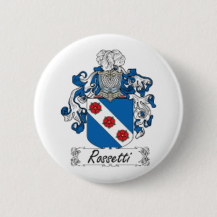 Bóton Redondo 5.08cm Crista da família de Rossetti