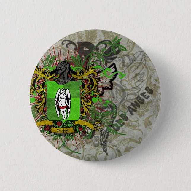 Bóton Redondo 5.08cm Crista & teste padrão (Frente)