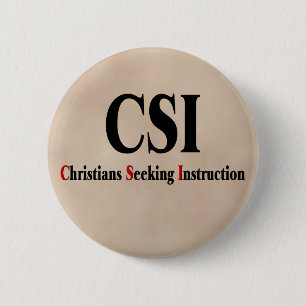 Bóton Redondo 5.08cm Cristãos CSI