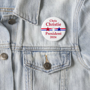 Bóton Redondo 5.08cm Cristo Christie Presidente 2024