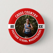Cross Country Runner Running XC Sports Team Custom