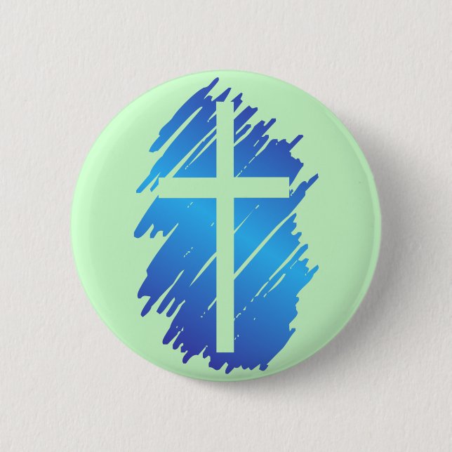 Bóton Redondo 5.08cm Cruz (Frente)