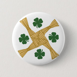 Bóton Redondo 5.08cm Cruz do St. Brigids
