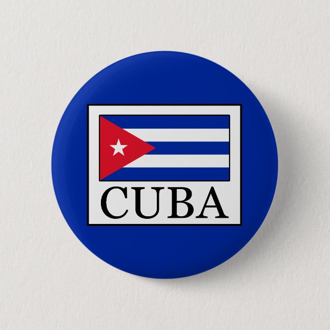 Bóton Redondo 5.08cm Cuba (Frente)