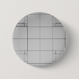 Bóton Redondo 5.08cm Cubos abstrato