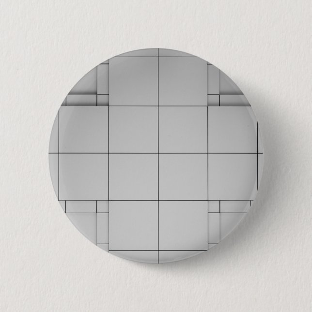 Bóton Redondo 5.08cm Cubos abstrato (Frente)
