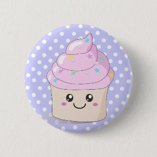 Bóton Redondo 5.08cm Cupcake bonito
