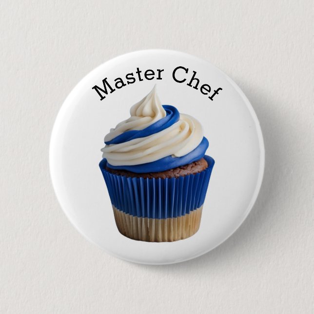 Bóton Redondo 5.08cm Cupcake Master Chef (Frente)