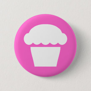 Bóton Redondo 5.08cm cupcake/muffin simples