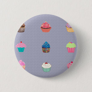 Bóton Redondo 5.08cm Cupcakes