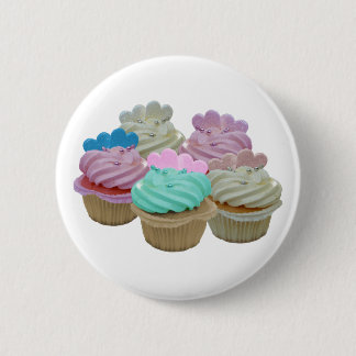 Bóton Redondo 5.08cm Cupcakes abundante!