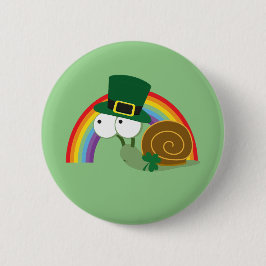 Bóton Redondo 5.08cm Cute Leprechaun Snail