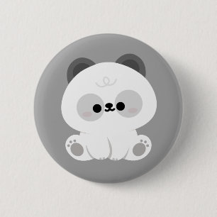 Bóton Redondo 5.08cm Cute Panda