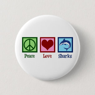 Bóton Redondo 5.08cm Cute Shark
