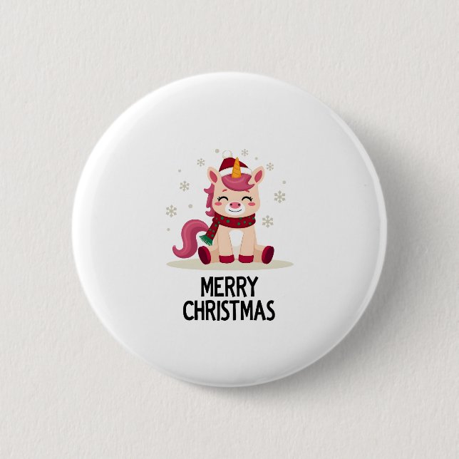 Bóton Redondo 5.08cm Cute Unicorn Starry Night (4) (Frente)