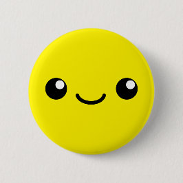 Bóton Redondo 5.08cm Cutie Amarelo