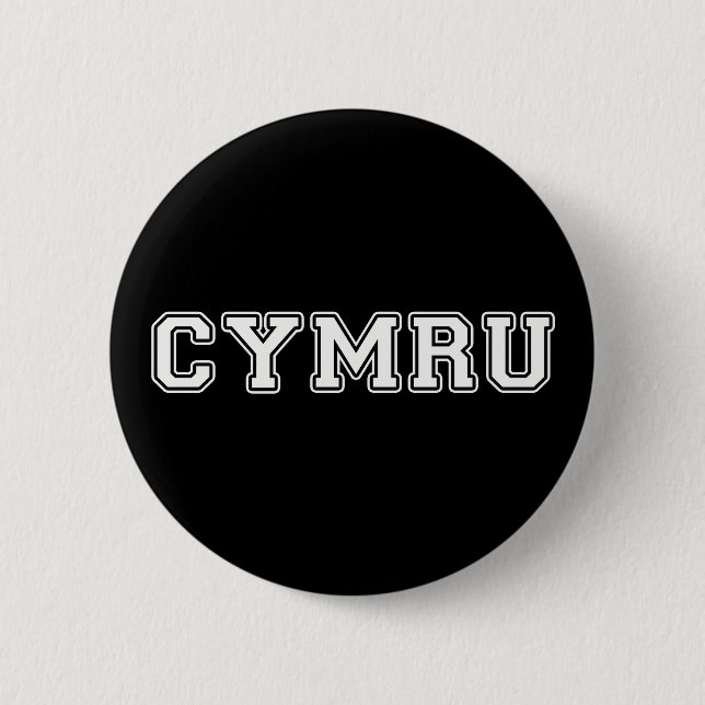 Bóton Redondo 5.08cm Cymru (Frente)