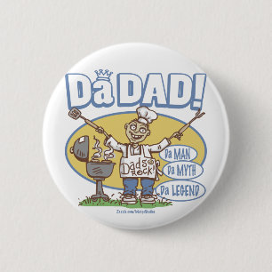 Bóton Redondo 5.08cm Da_dad_zazzle