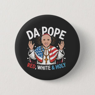 Bóton Redondo 5.08cm Da Pope Da América O Papa Leo XIV Provost De Chica