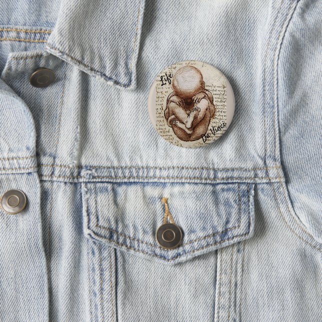 Bóton Redondo 5.08cm Da Vinci Life (In Situ)