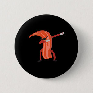 Bóton Redondo 5.08cm Dabbing Bacon Shirt Legal Corta De Presente De Por