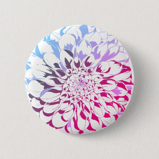 Bóton Redondo 5.08cm Dahlia flower button - violet tones