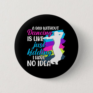 Bóton Redondo 5.08cm Dança Contemporânea Dançarina Moderna