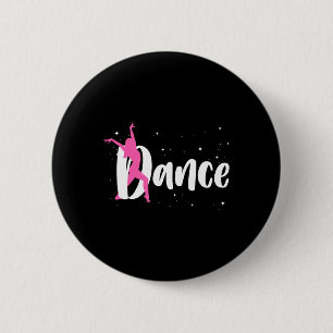 Bóton Redondo 5.08cm Dança legal Para Mulheres Meninas Salão Lírico Hip