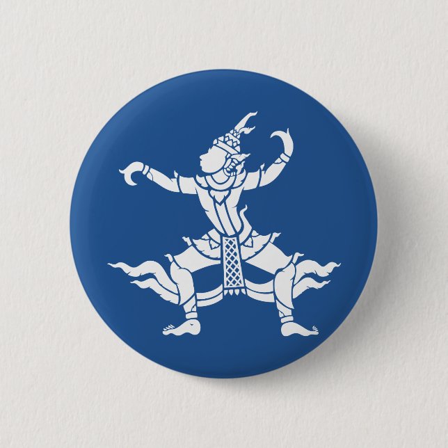 Bóton Redondo 5.08cm Dançarino Tailandês ⚠ Sinal ⚠ Tailândia (Frente)