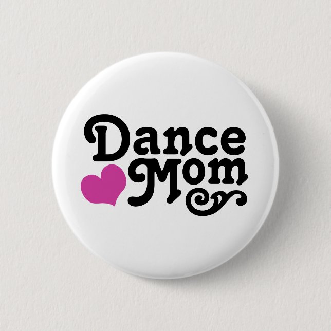 Bóton Redondo 5.08cm Dance Mãe (Frente)